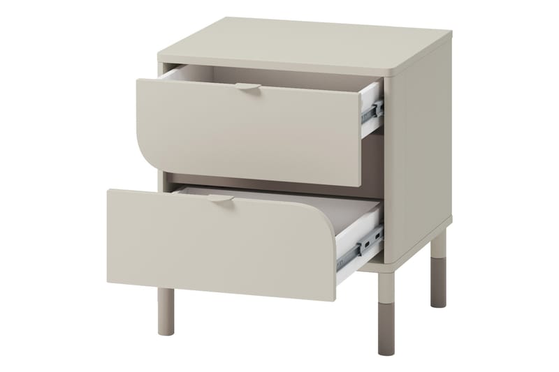 Monfort Sängbord 46 cm - Beige - Möbler - Sovrum - Sängbord