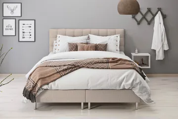 Montana Sänggavel 120 cm - Beige - Möbler - Sovrum - Sänggavlar