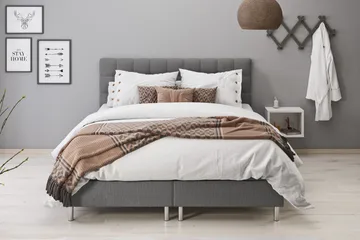 Montana Sänggavel 120 cm - Ljusgrå - Möbler - Sovrum - Sänggavlar