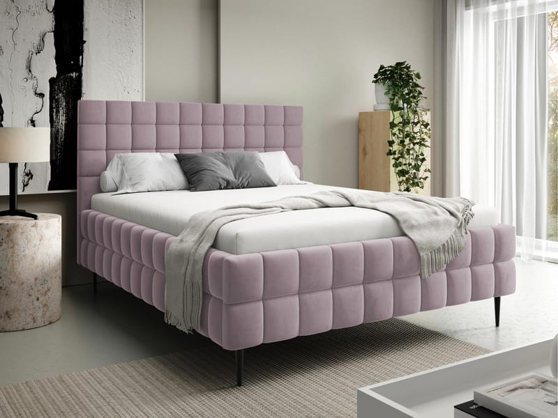 Morke Sängram med förvaring 180x200 cm - rosa - Möbler - Sovrum - Sängram & sängstomme