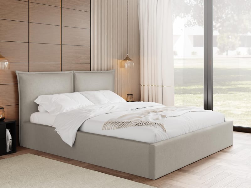 Morricon Sängram 140x200 cm - Beige - Möbler - Sovrum - Sängram & sängstomme