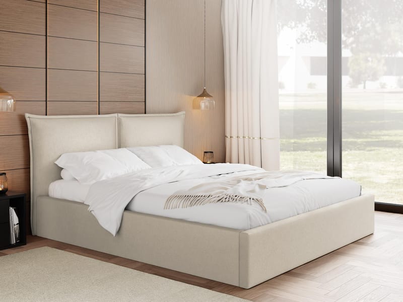 Morricon Sängram 140x200 cm - Beige - Möbler - Sovrum - Sängram & sängstomme