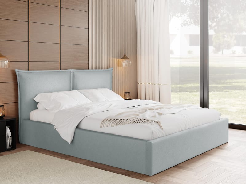 Morricon Sängram 140x200 cm - Grå - Möbler - Sovrum - Sängram & sängstomme