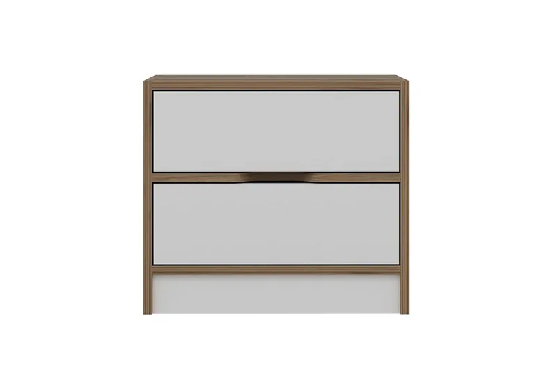 Munna Sängbord 54 cm - Valnöt/Vit - Möbler - Sovrum - Sängbord