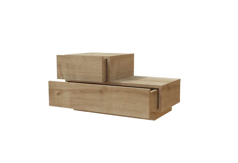 Mutki Nattduksbord 70x35x38,3 cm - Sapphire Oak - Möbler - Sovrum - Sängbord