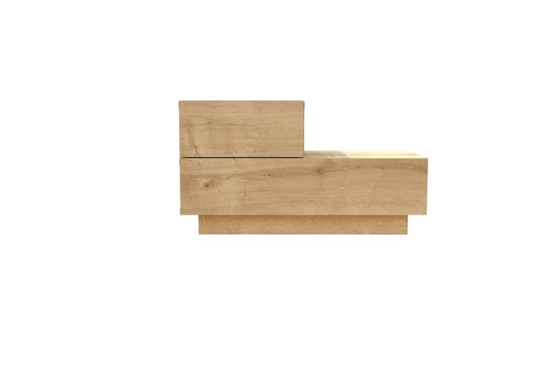 Mutki Nattduksbord 70x35x38,3 cm - Sapphire Oak - Möbler - Sovrum - Sängbord