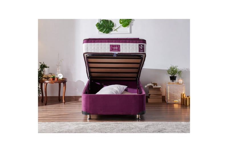 Mytikas Sängram 90x190 cm - Violet - Möbler - Sovrum - Sängram & sängstomme