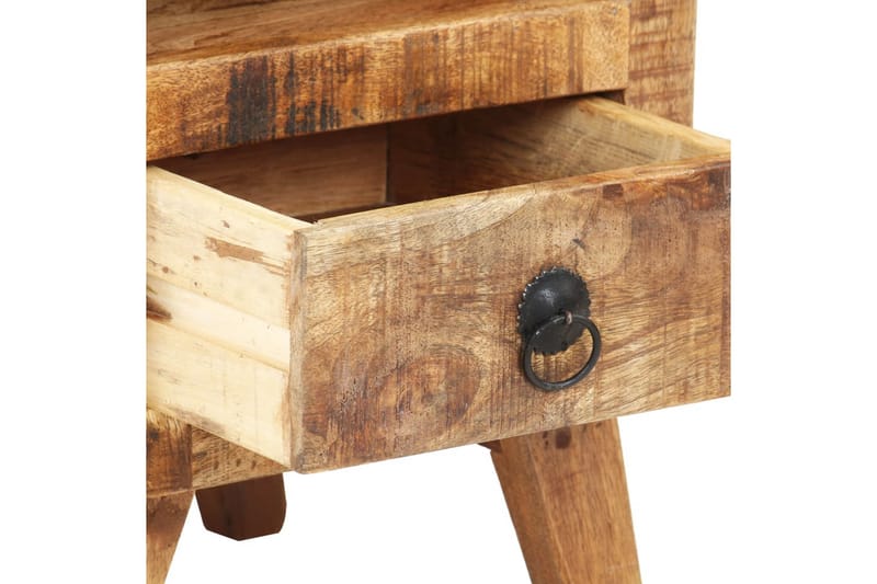 Nattduksbord 30x30x41 cm grovt mangoträ - Brun - Möbler - Sovrum - Sängbord