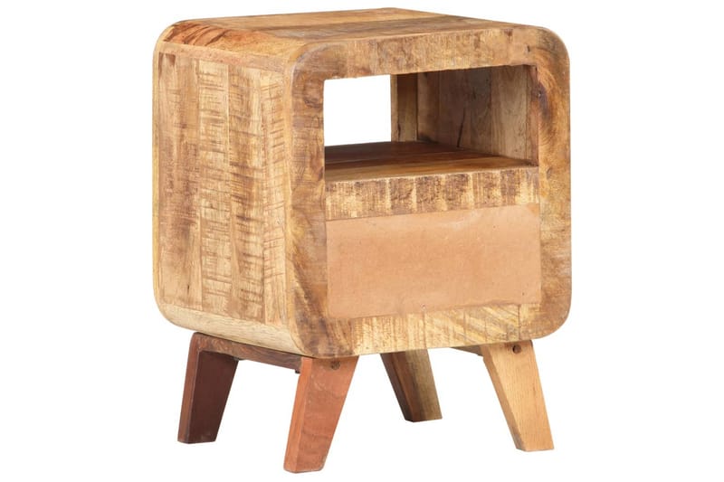 Nattduksbord 30x30x41 cm grovt mangoträ - Brun - Möbler - Sovrum - Sängbord