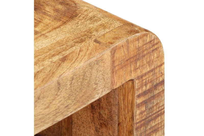 Nattduksbord 30x30x41 cm grovt mangoträ - Brun - Möbler - Sovrum - Sängbord