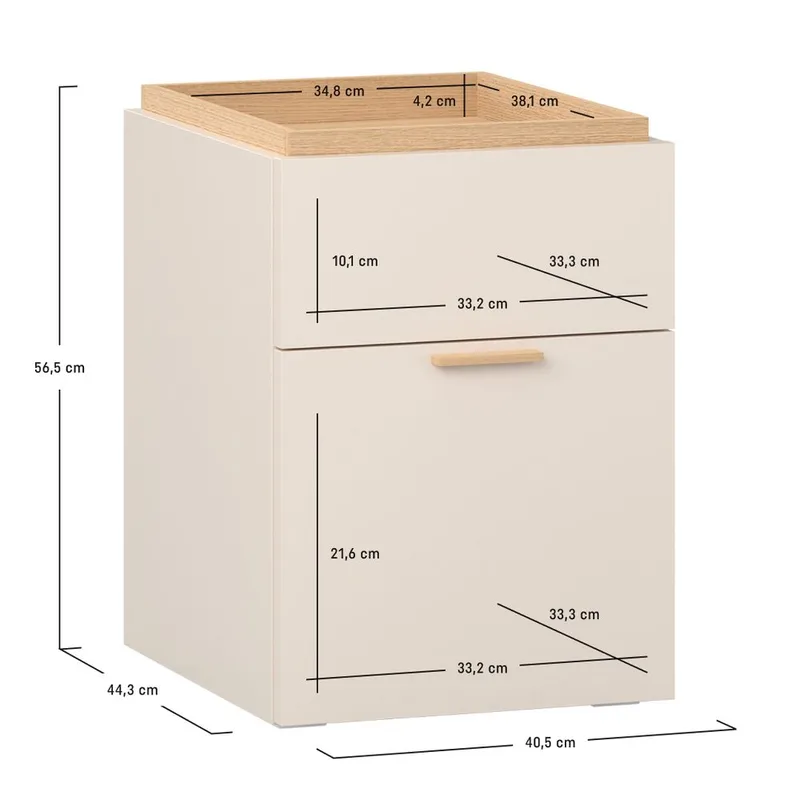 Nattduksbord 4 You Fresh - Ek - Möbler - Sovrum - Sängbord