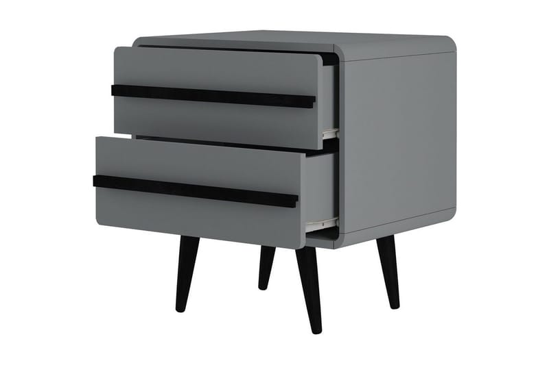 Nattduksbord Chantal Grå - Grå - Möbler - Sovrum - Sängbord