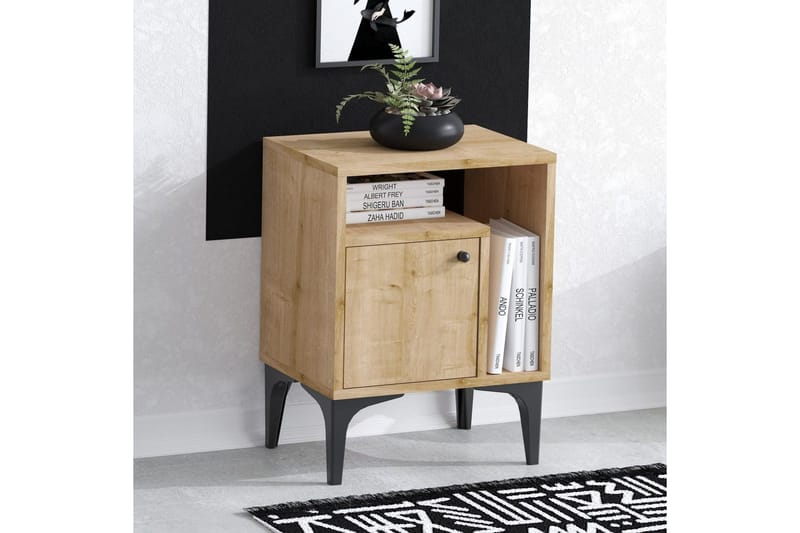Nattduksbord Cliffmarch safirek - Svart/Mörkfärgat trä - Möbler - Sovrum - Sängbord