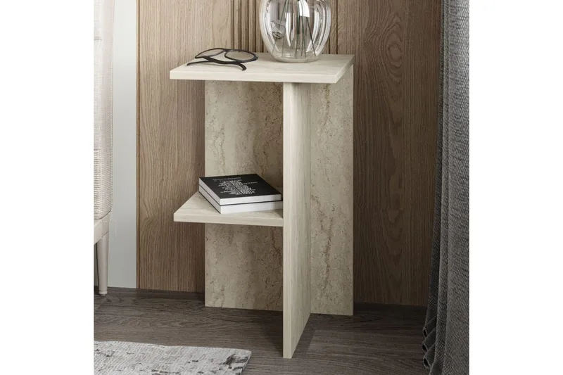 Nattduksbord Gwyneth Travertin - Travertin - Möbler - Sovrum - Sängbord