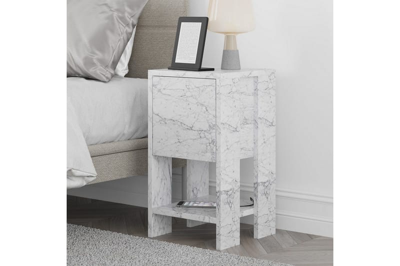 Nattduksbord Haelyn Carraramarmor - Carraramarmor - Möbler - Sovrum - Sängbord