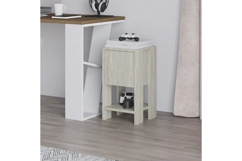 Nattduksbord Haelyn Travertin - Travertin - Möbler - Sovrum - Sängbord