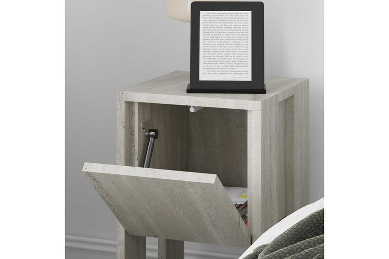 Nattduksbord Haelyn Travertin - Travertin - Möbler - Sovrum - Sängbord