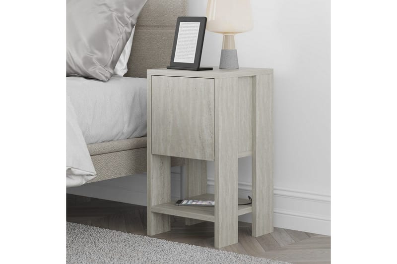 Nattduksbord Haelyn Travertin - Travertin - Möbler - Sovrum - Sängbord