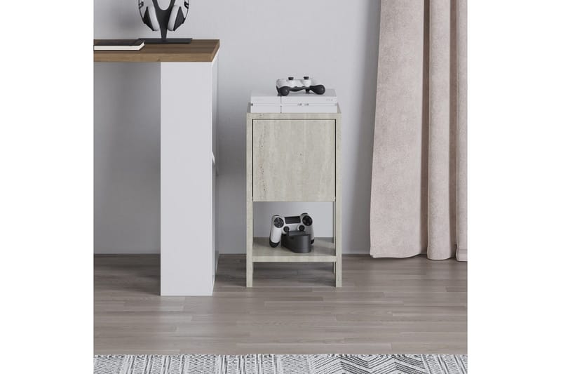 Nattduksbord Haelyn Travertin - Travertin - Möbler - Sovrum - Sängbord