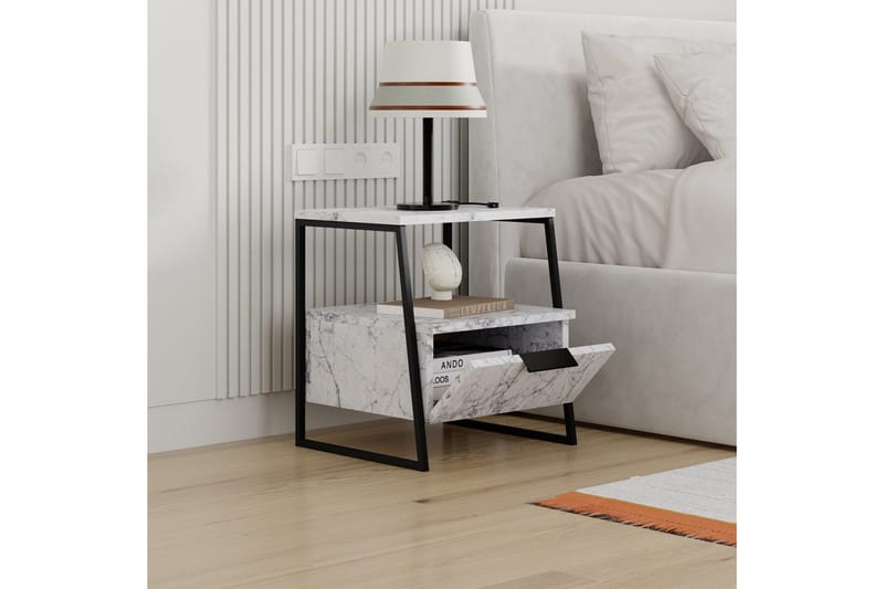 Nattduksbord Kavilash Carraramarmor - Carraramarmor - Möbler - Sovrum - Sängbord