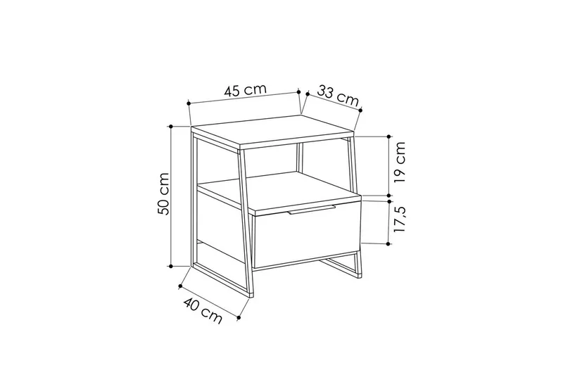 Nattduksbord Kavilash Carraramarmor - Carraramarmor - Möbler - Sovrum - Sängbord