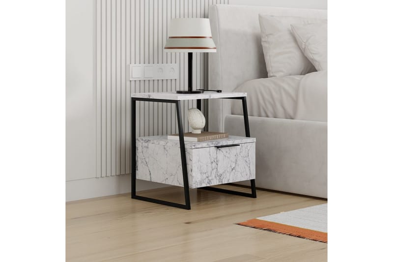 Nattduksbord Kavilash Carraramarmor - Carraramarmor - Möbler - Sovrum - Sängbord