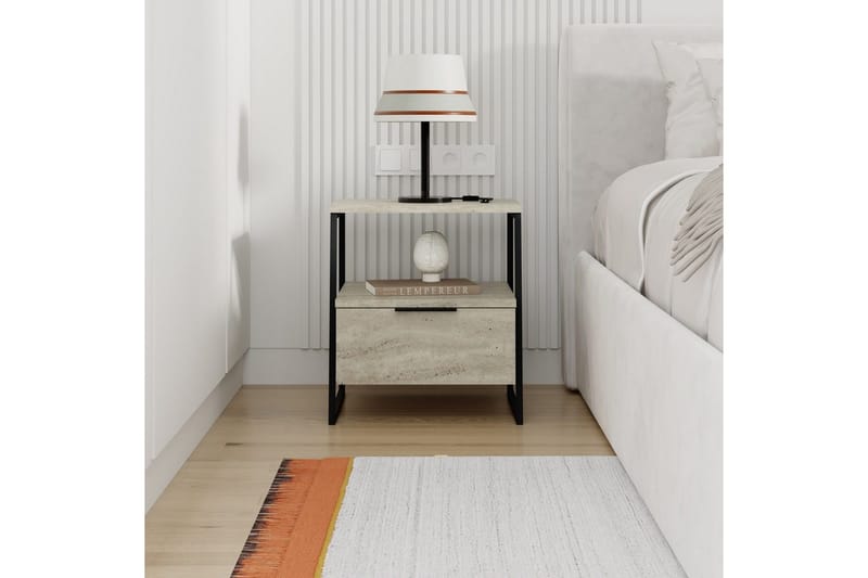 Nattduksbord Kavilash Travertin - Travertin - Möbler - Sovrum - Sängbord