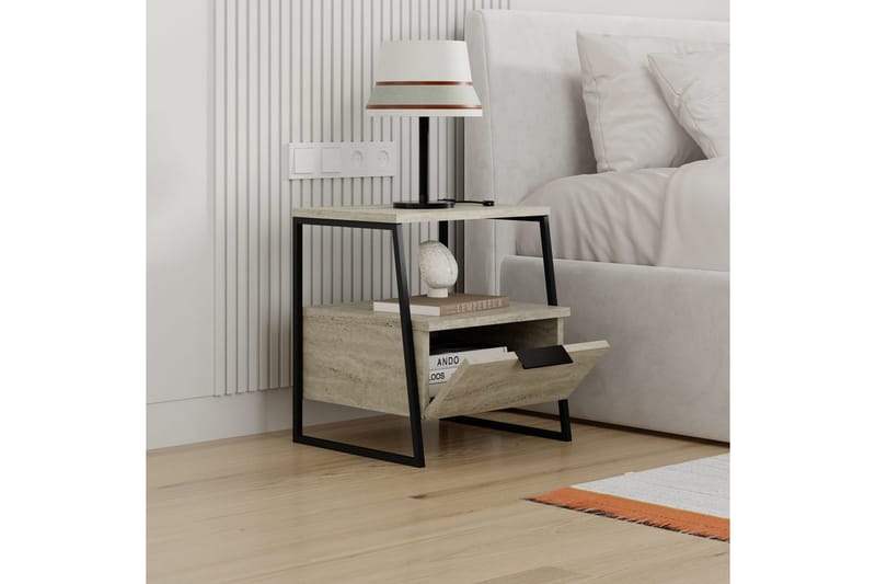 Nattduksbord Kavilash Travertin - Travertin - Möbler - Sovrum - Sängbord