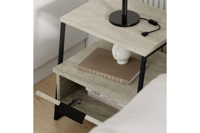 Nattduksbord Kavilash Travertin - Travertin - Möbler - Sovrum - Sängbord
