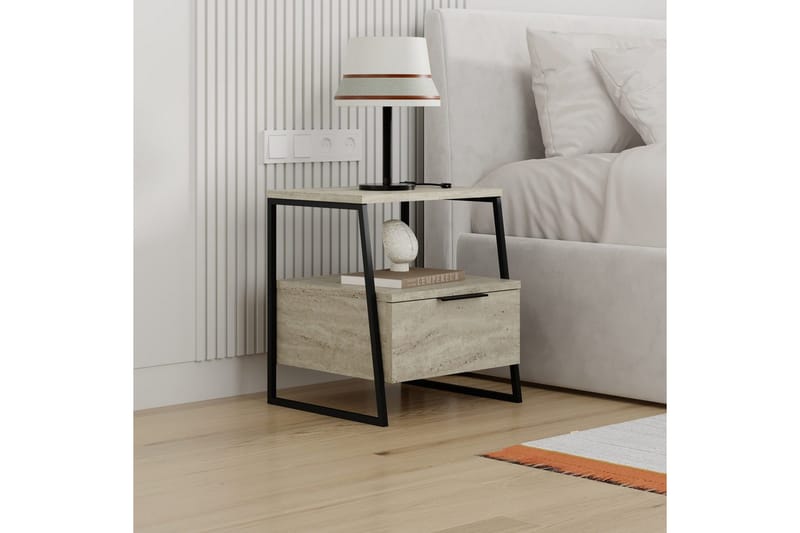 Nattduksbord Kavilash Travertin - Travertin - Möbler - Sovrum - Sängbord