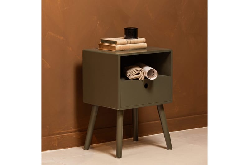 Nattduksbord Ozzy - Varm Grön - Möbler - Sovrum - Sängbord