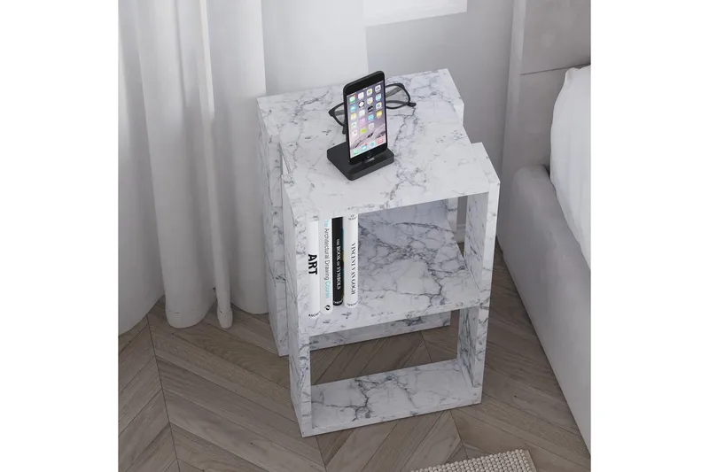 Nattduksbord Quival Carraramarmor - Carraramarmor - Möbler - Sovrum - Sängbord