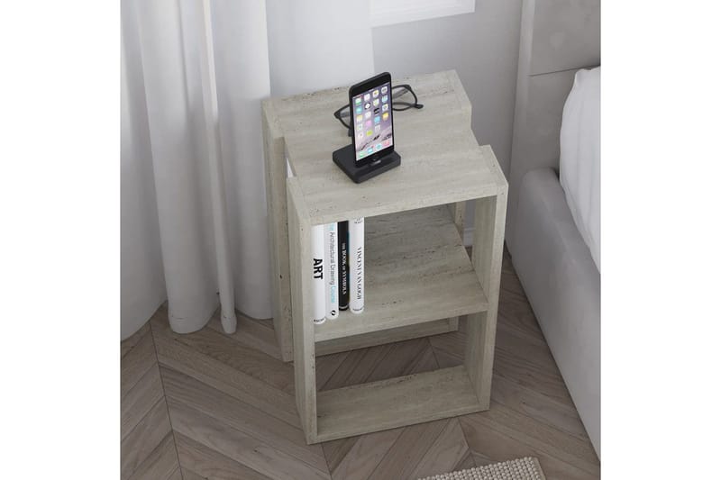 Nattduksbord Quival Travertin - Travertin - Möbler - Sovrum - Sängbord