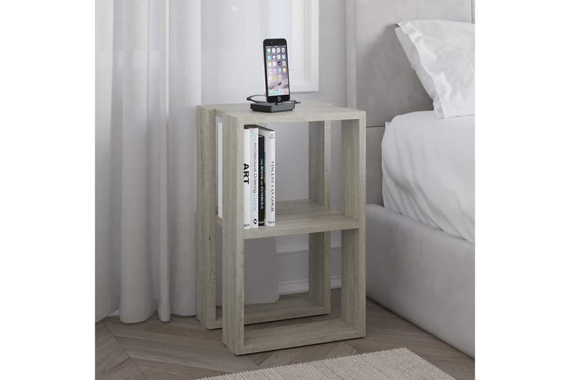 Nattduksbord Quival Travertin - Travertin - Möbler - Sovrum - Sängbord