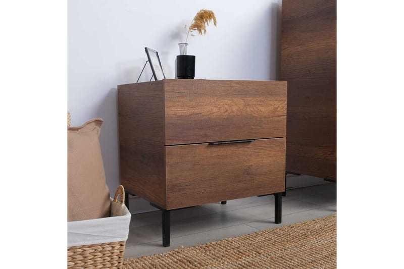 Nattduksbord Serene Valnöt - Valnöt - Möbler - Sovrum - Sängbord