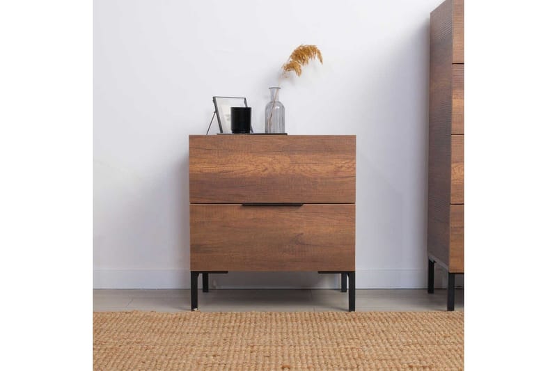 Nattduksbord Serene Valnöt - Valnöt - Möbler - Sovrum - Sängbord