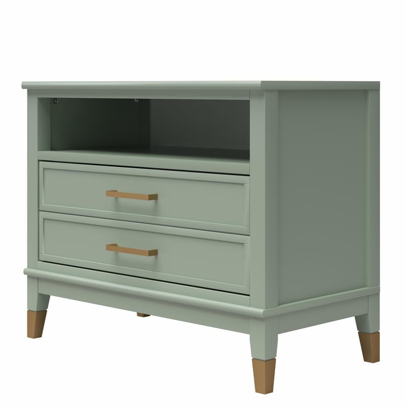 Nattduksbord Westerleigh Blekt Grön - Blekt Grön - Möbler - Sovrum - Sängbord