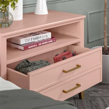 Nattduksbord Westerleigh Blekt Grön - Blekt Rosa - Möbler - Sovrum - Sängbord