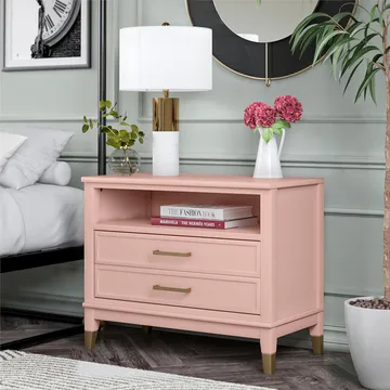 Nattduksbord Westerleigh Blekt Grön - Blekt Rosa - Möbler - Sovrum - Sängbord