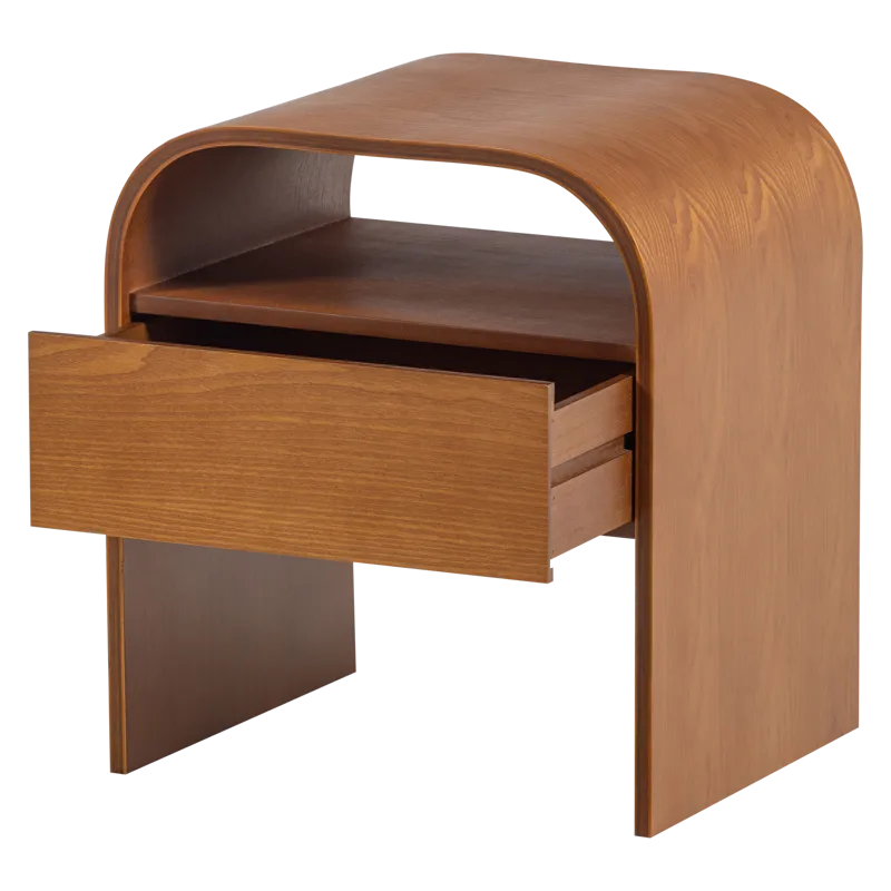 Nattduksbord/Sidobord Momo 40 cm - Brun - Möbler - Sovrum - Sängbord