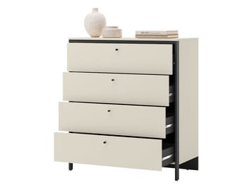 Navron Möbelset För Sovrum - Beige/Svart - Möbler - Sovrum - Möbelset för sovrum
