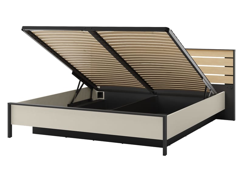 Navron Möbelset För Sovrum - Beige/Svart - Möbler - Sovrum - Möbelset för sovrum