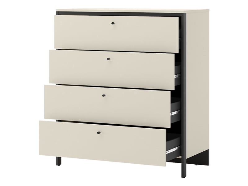 Navron Möbelset För Sovrum - Beige/Svart - Möbler - Sovrum - Möbelset för sovrum