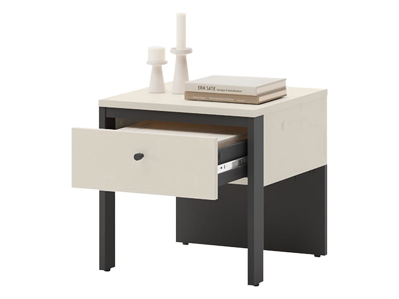 Navron Möbelset För Sovrum - Beige/Svart - Möbler - Sovrum - Möbelset för sovrum