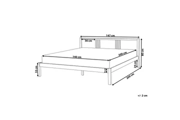 Newbegin Sängram 140x200 Vit Vit - Vit - Möbler - Sovrum - Sängram & sängstomme