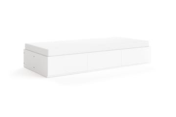 Norrvik Sängram 90x200 cm med förvaring inklusive madrass - Vit - Möbler - Sovrum - Sängar - Sängar med förvaring