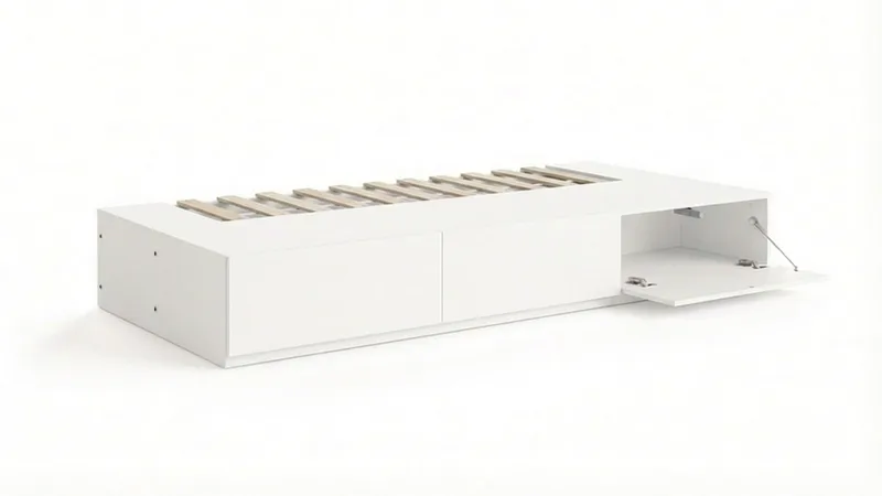 Norrvik Sängram 90x200 cm med förvaring