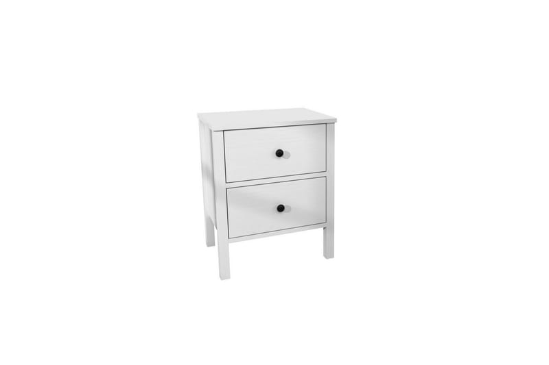 Odelis Sängbord 50 cm, Natur/Vit