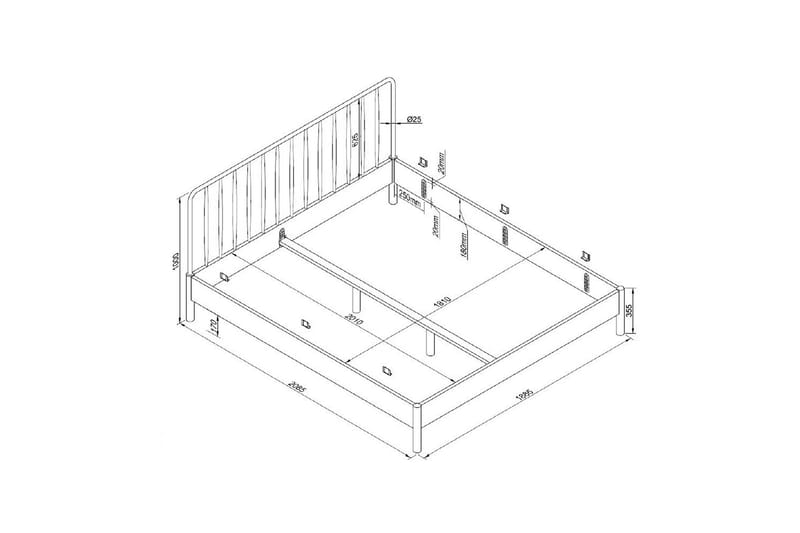 Oliv Sängram - Ek - Möbler - Sovrum - Sängram & sängstomme