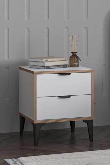 Olyros Nattduksbord 45 cm - Vit - Möbler - Sovrum - Sängbord